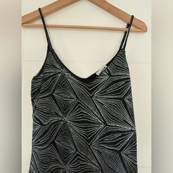 Noisy May Black Glitter Slip Dress, size medium. - Picture 3 of 8